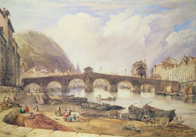 Bridge of Arches, Liege by William Alfred Delamotte